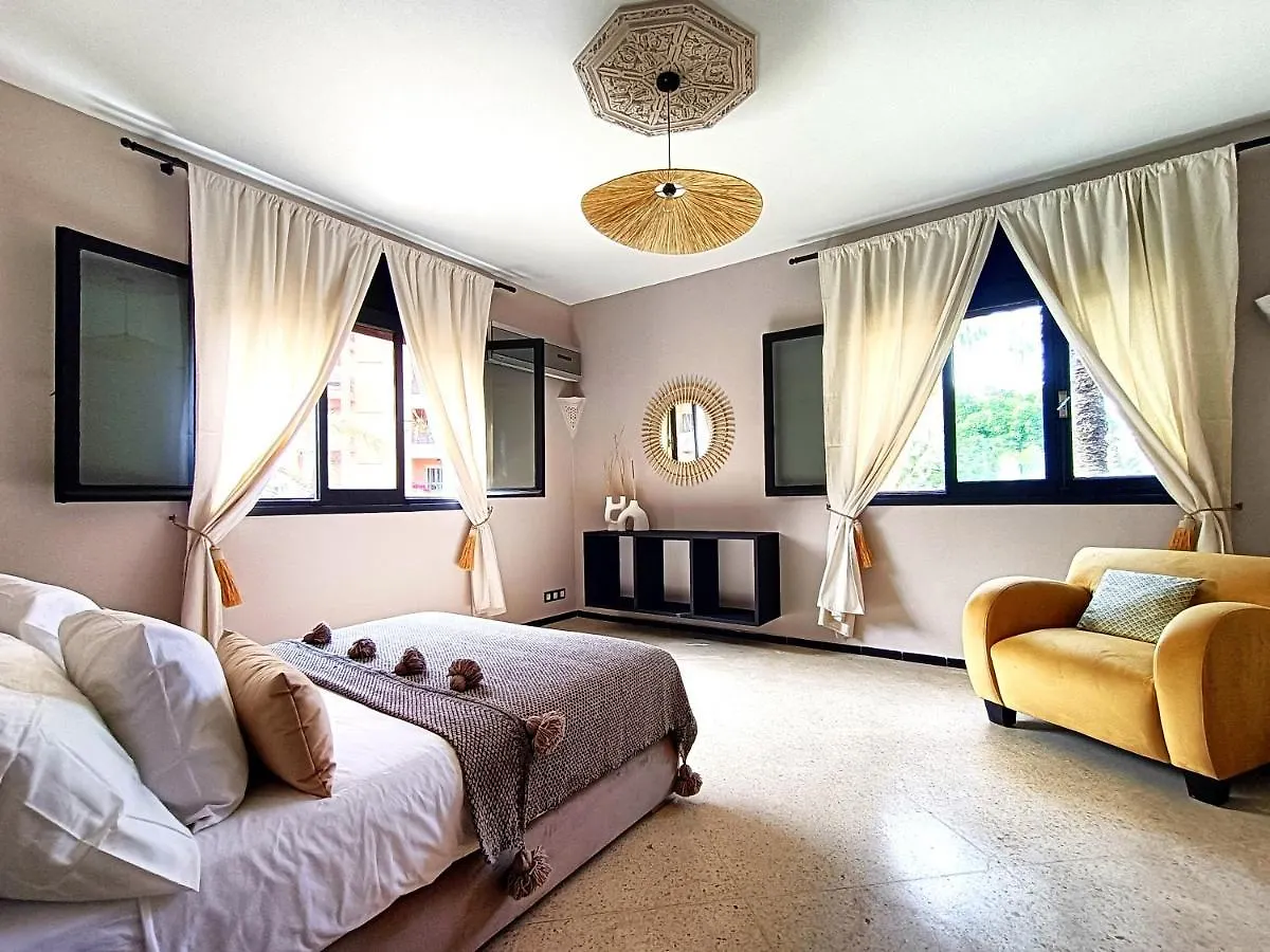 Superbe Apt Avec Vue Sur Les Jardins Majorelle, Face Au Musee Ysl, Rue Yves Saint Laurent Marrakesh 0*,  Marocco